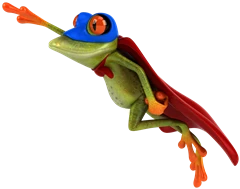 Frosch, Wiedererkennungsfigur Spezialkurs Mathe